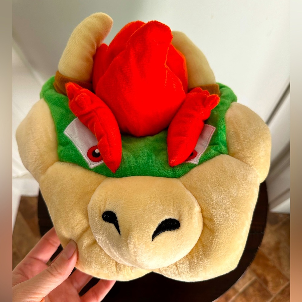 Plush Character Hat - Red and Green